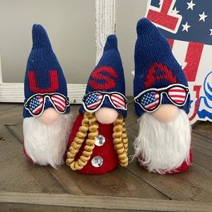 Patriotic Gnomes & Sign